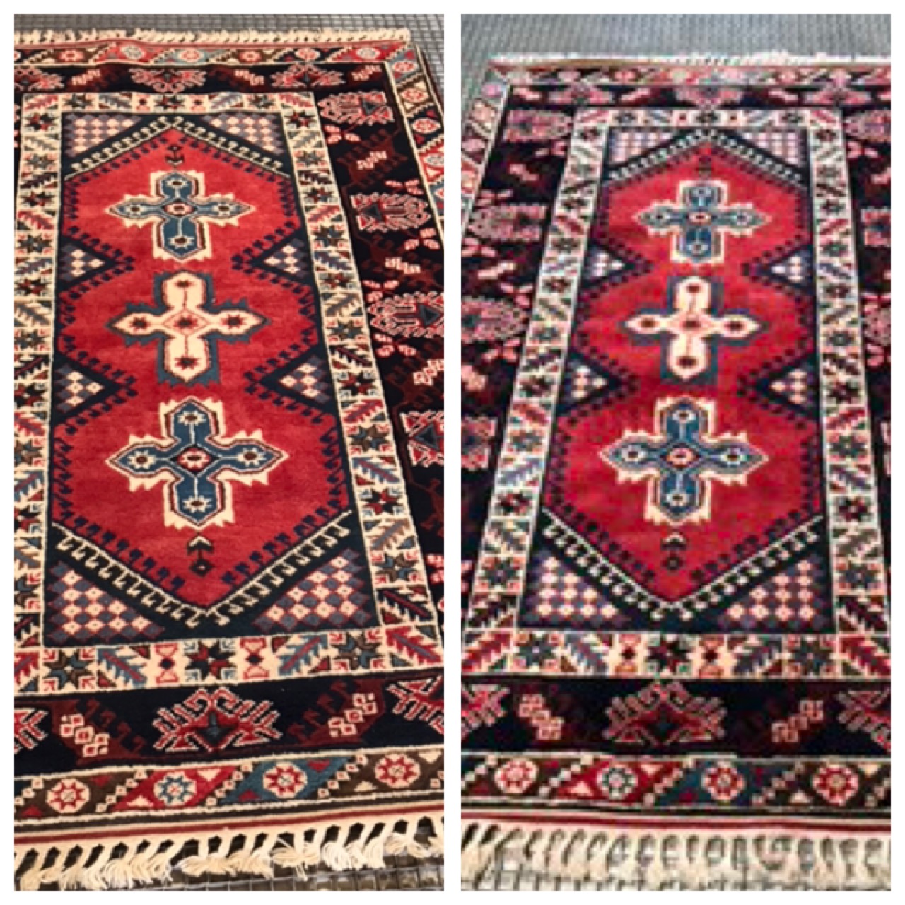 Rug Cleaning Before & After